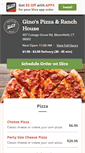 Mobile Screenshot of ginospizzabloomfield.com